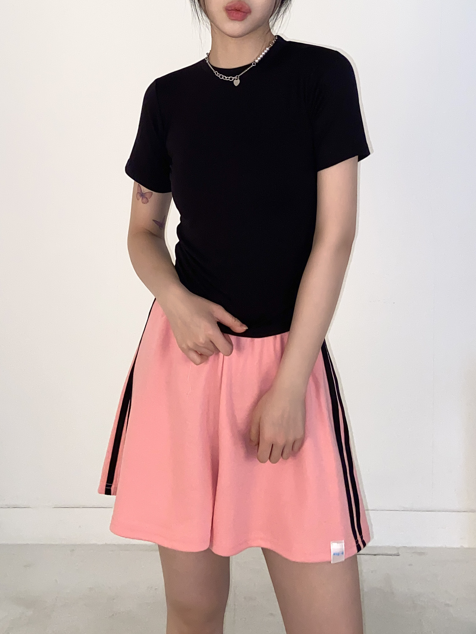 クロップドスリム半袖Tシャツ | 詳細画像2