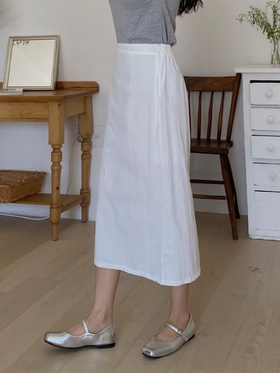 バックゴムバックスリットナイロンスカート | 詳細画像4