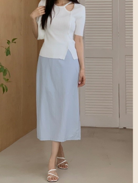 バックゴムバックスリットナイロンスカート | 詳細画像8