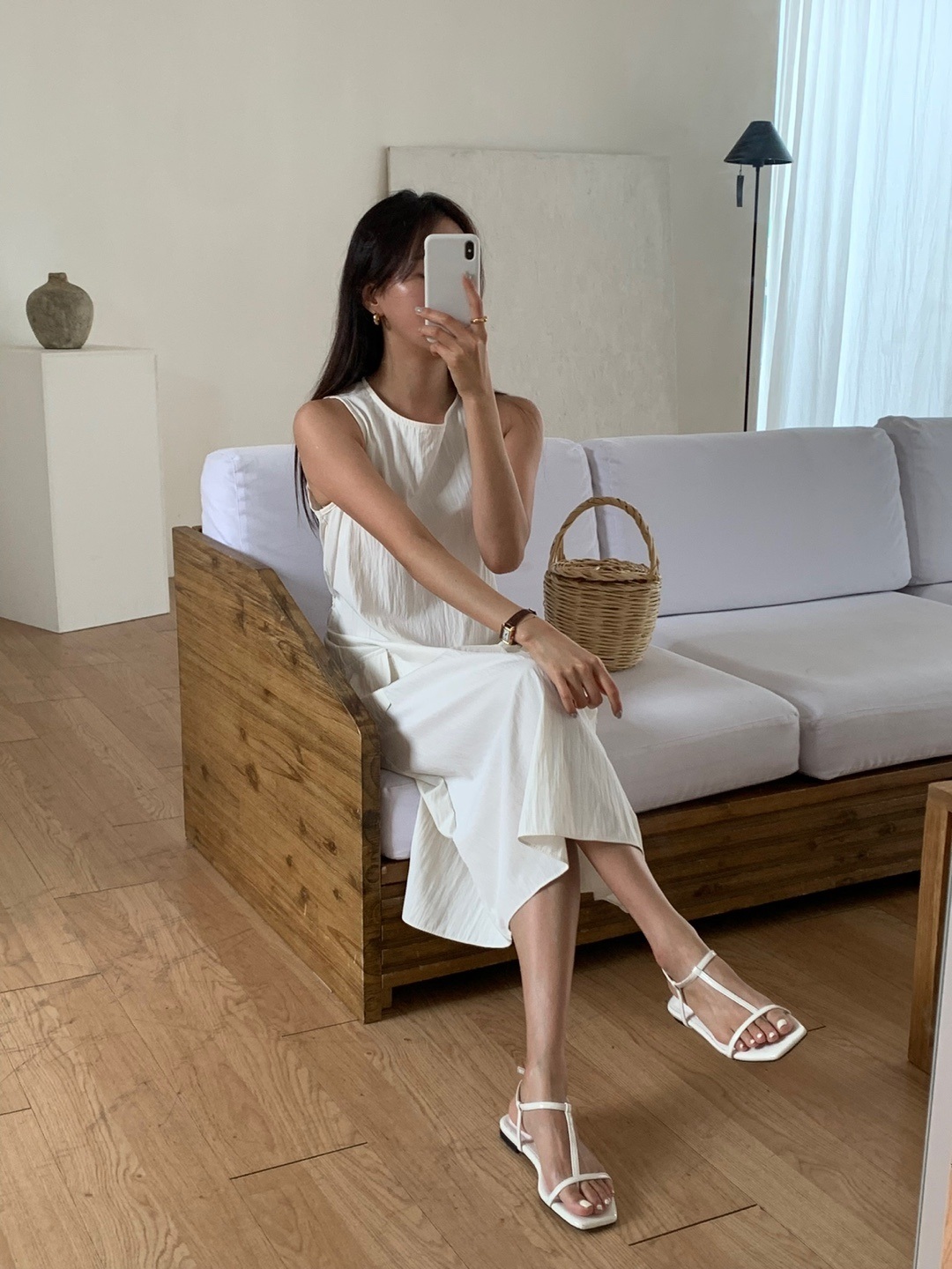 バックレスドローコードカーゴノースリワンピース | 詳細画像4