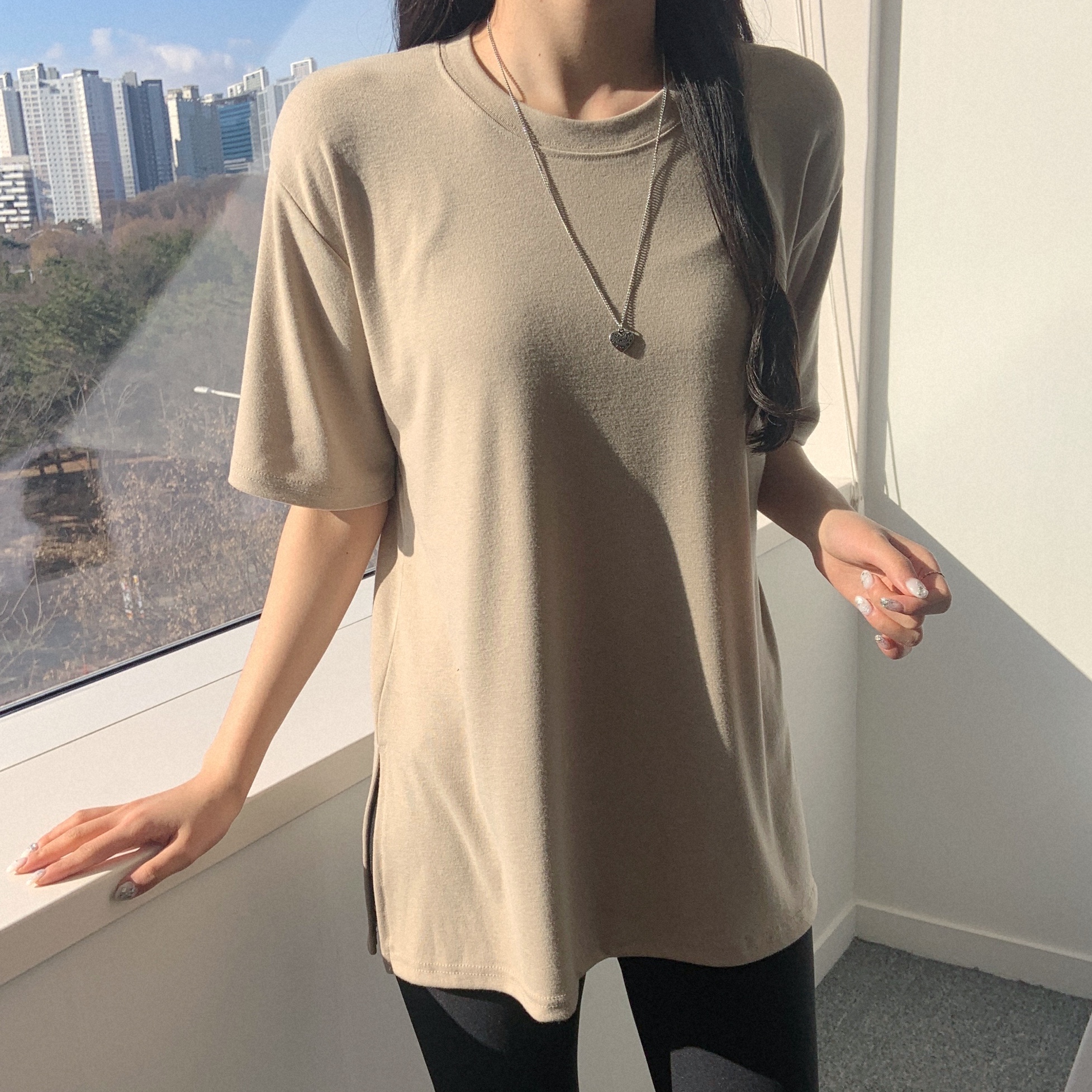 サイドスリット半袖Tシャツ | 詳細画像2