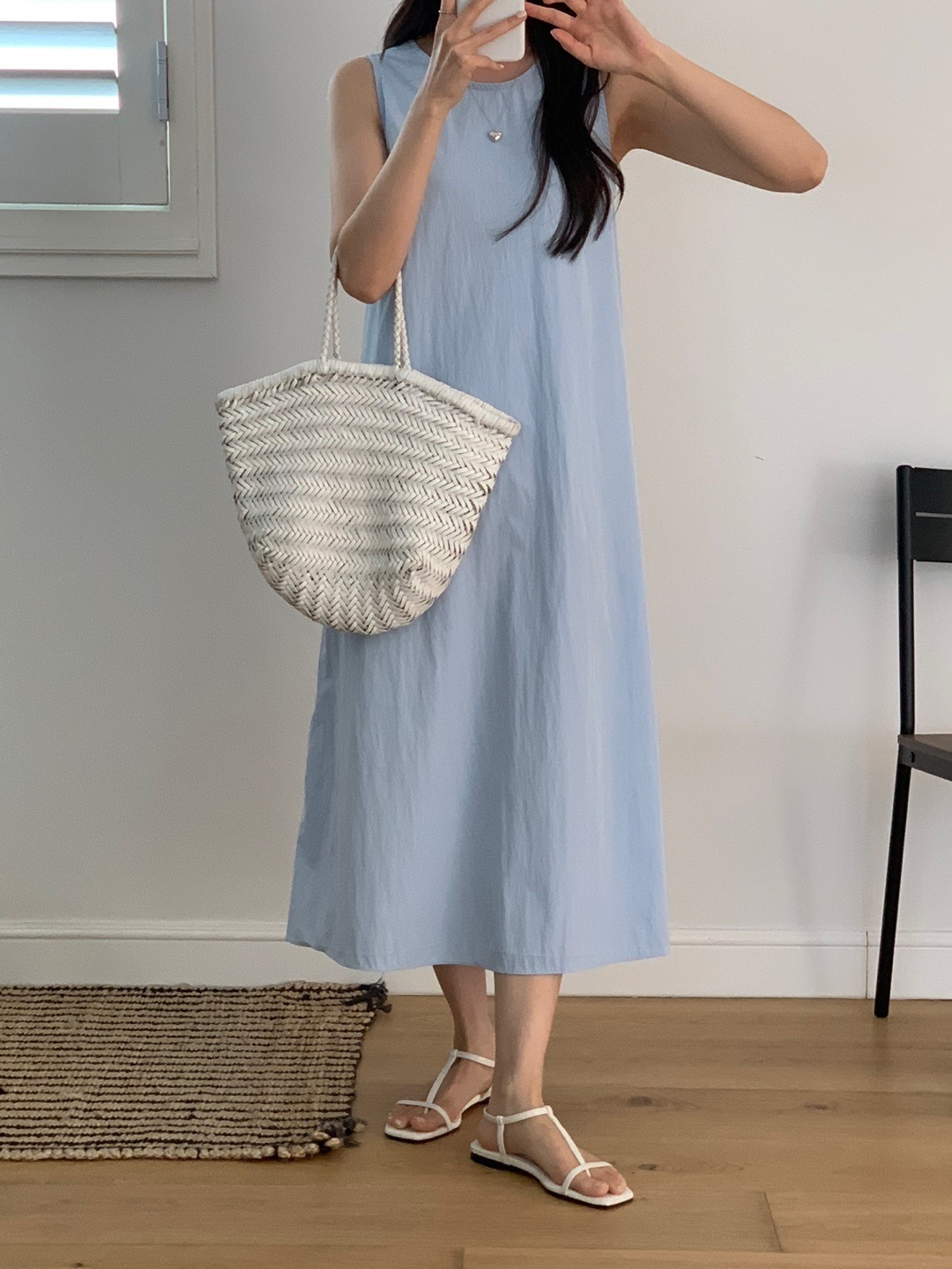 バックVカットリボンノースリワンピース | 詳細画像6