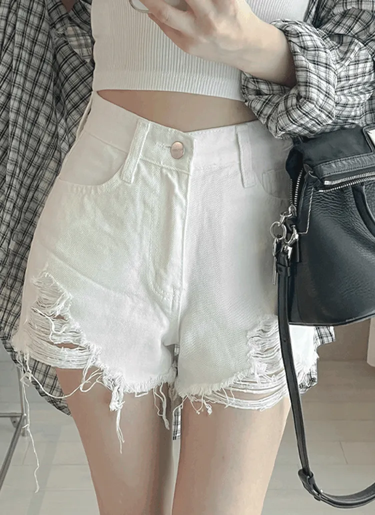 ダメージショートパンツ | mimood | 詳細画像1
