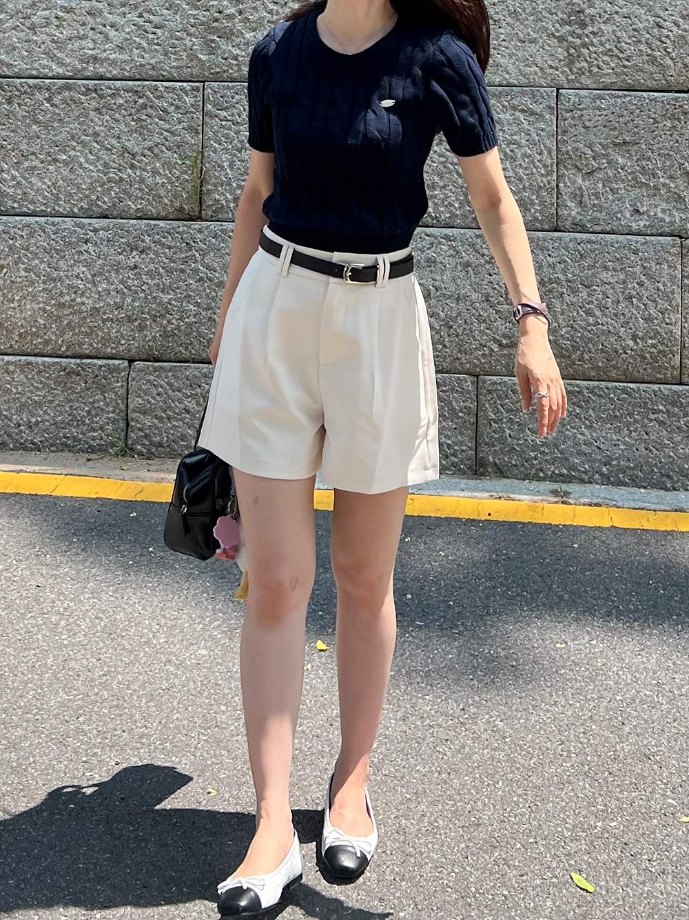 メタリックモチーフ半袖ニット | 詳細画像6