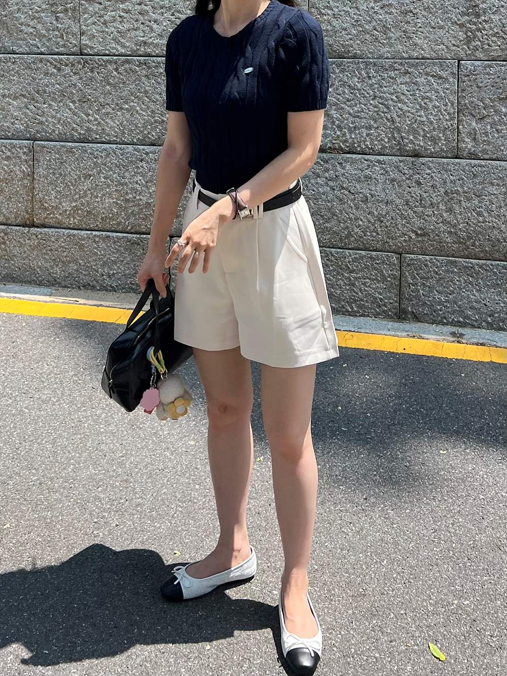 メタリックモチーフ半袖ニット | 詳細画像8