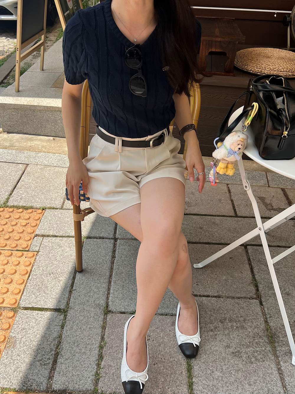 メタリックモチーフ半袖ニット | 詳細画像13