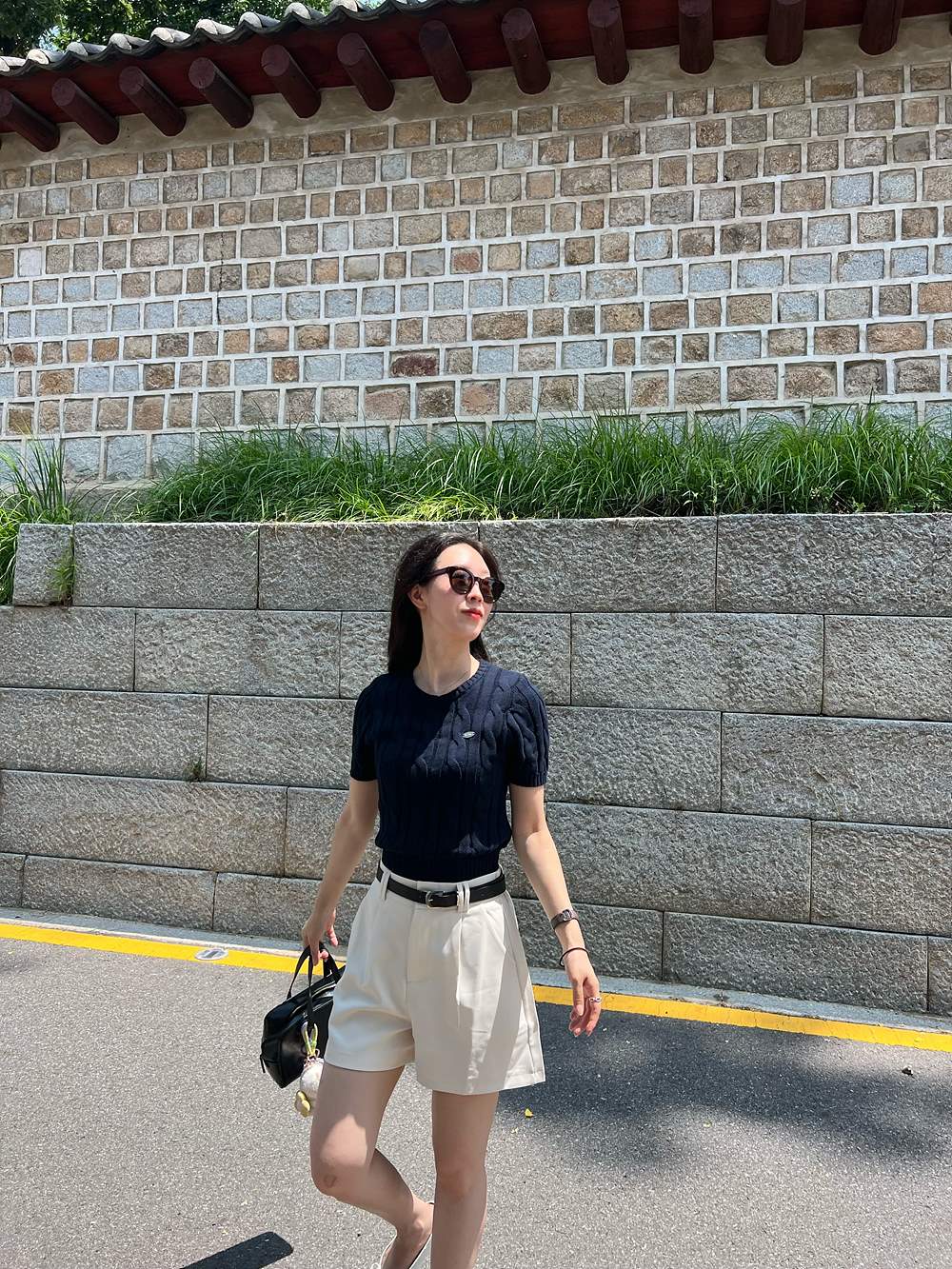 メタリックモチーフ半袖ニット | 詳細画像18