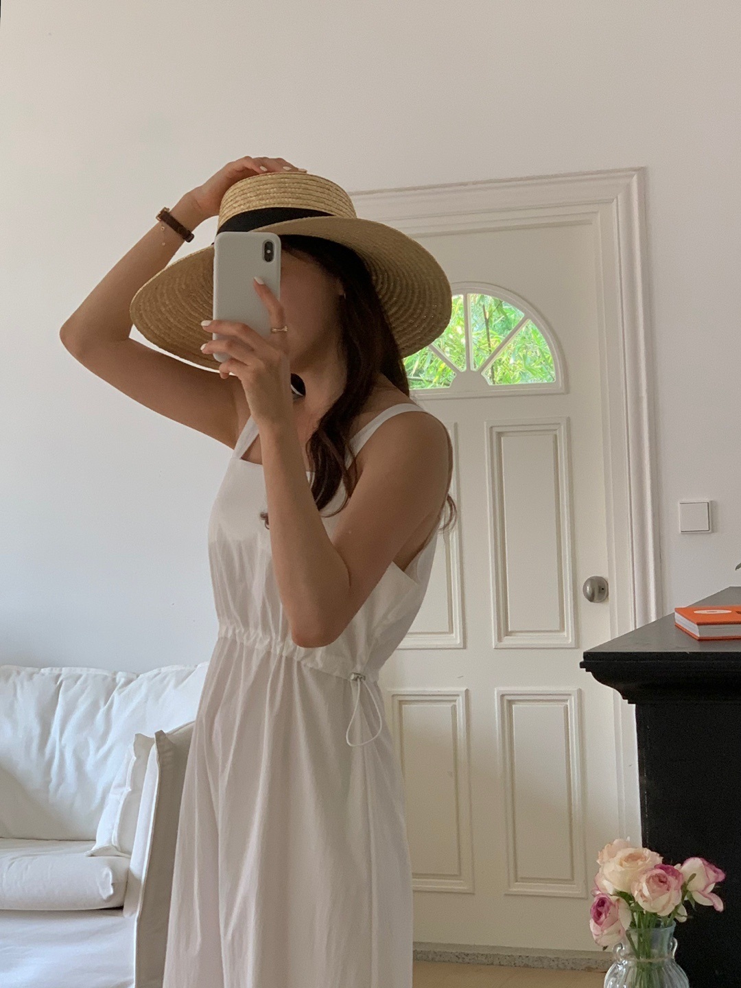 ドローコードスクエアノースリワンピース | 詳細画像7