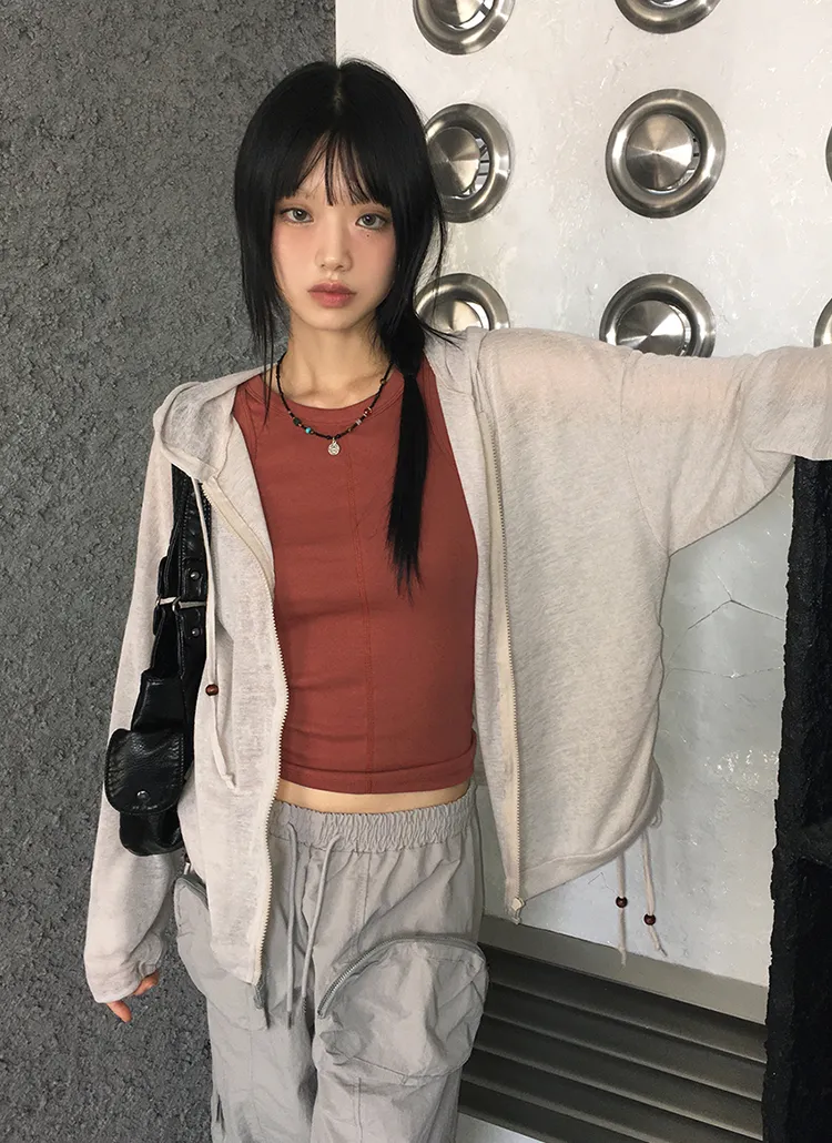 ビーズドロストシアールーズパーカー | WONDERWONDER | 詳細画像1