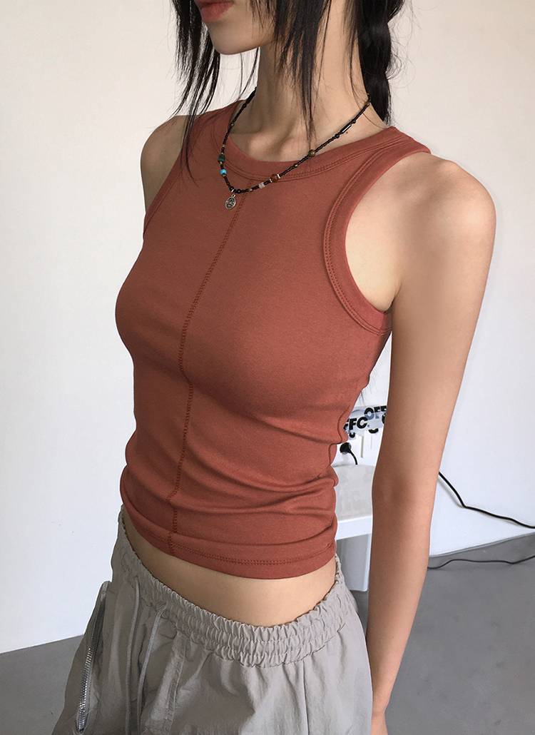 センターラインクロップドタンクトップ | レディースファッション通販