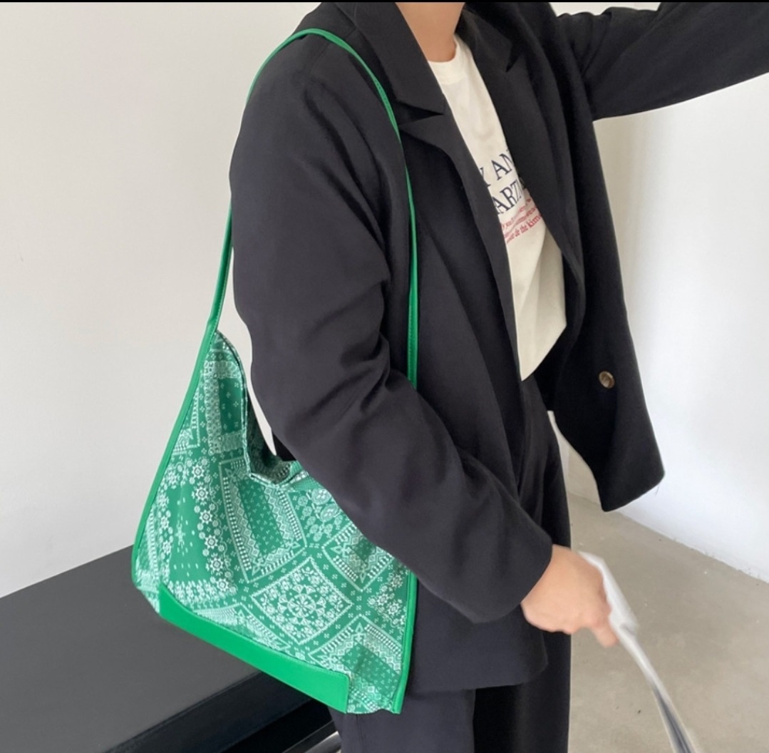 ペイズリーコントラストトートバッグ | 詳細画像3