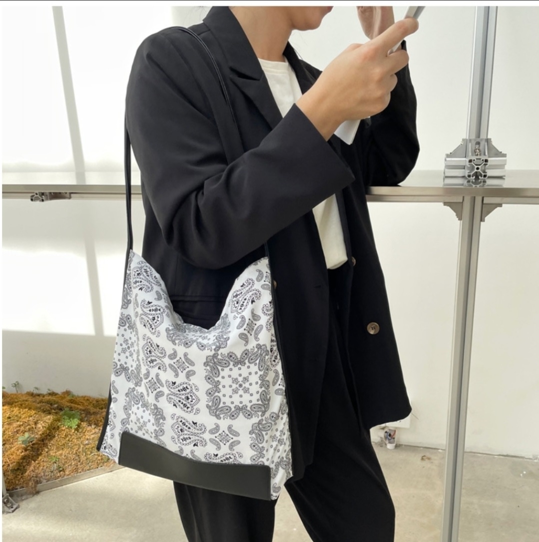 ペイズリーコントラストトートバッグ | 詳細画像5