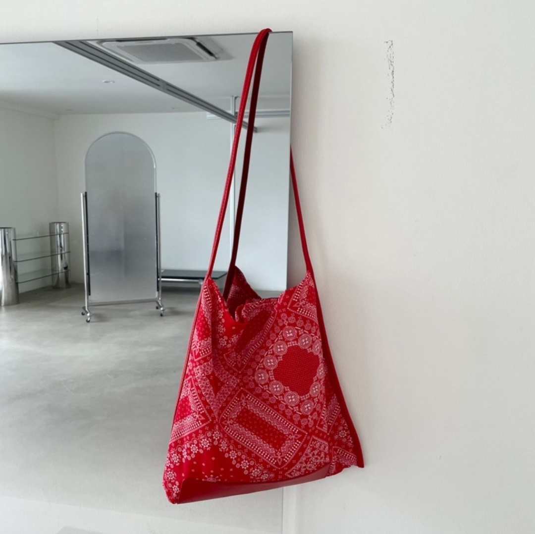 ペイズリーコントラストトートバッグ | 詳細画像8