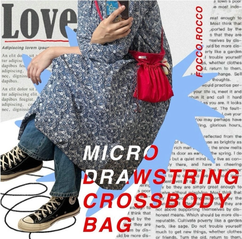 パターンドローコードサコッシュ | 詳細画像2