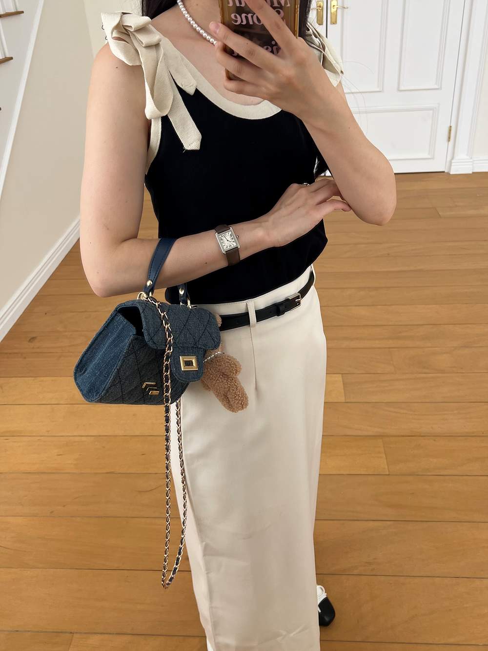 ベルト付ストレートスカート | 詳細画像3