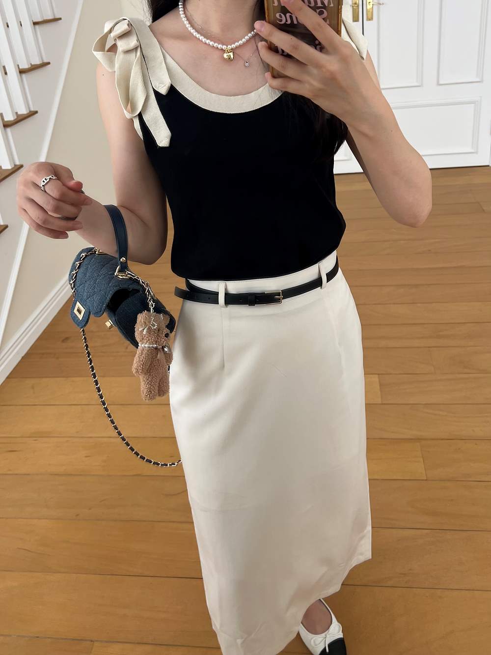 ベルト付ストレートスカート | 詳細画像5