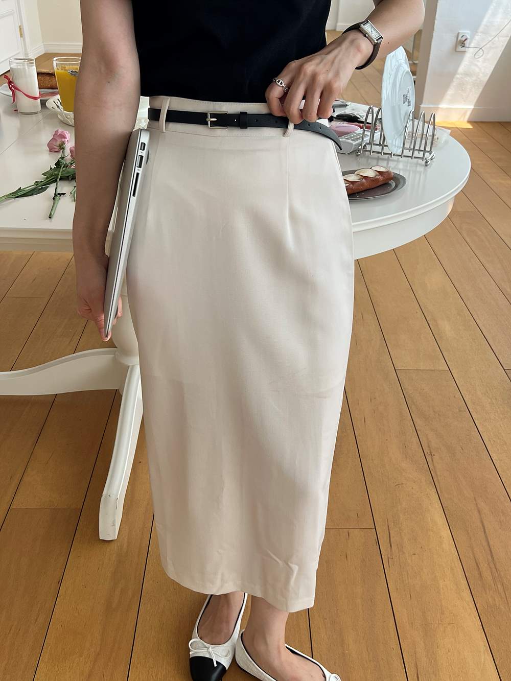 ベルト付ストレートスカート | 詳細画像16