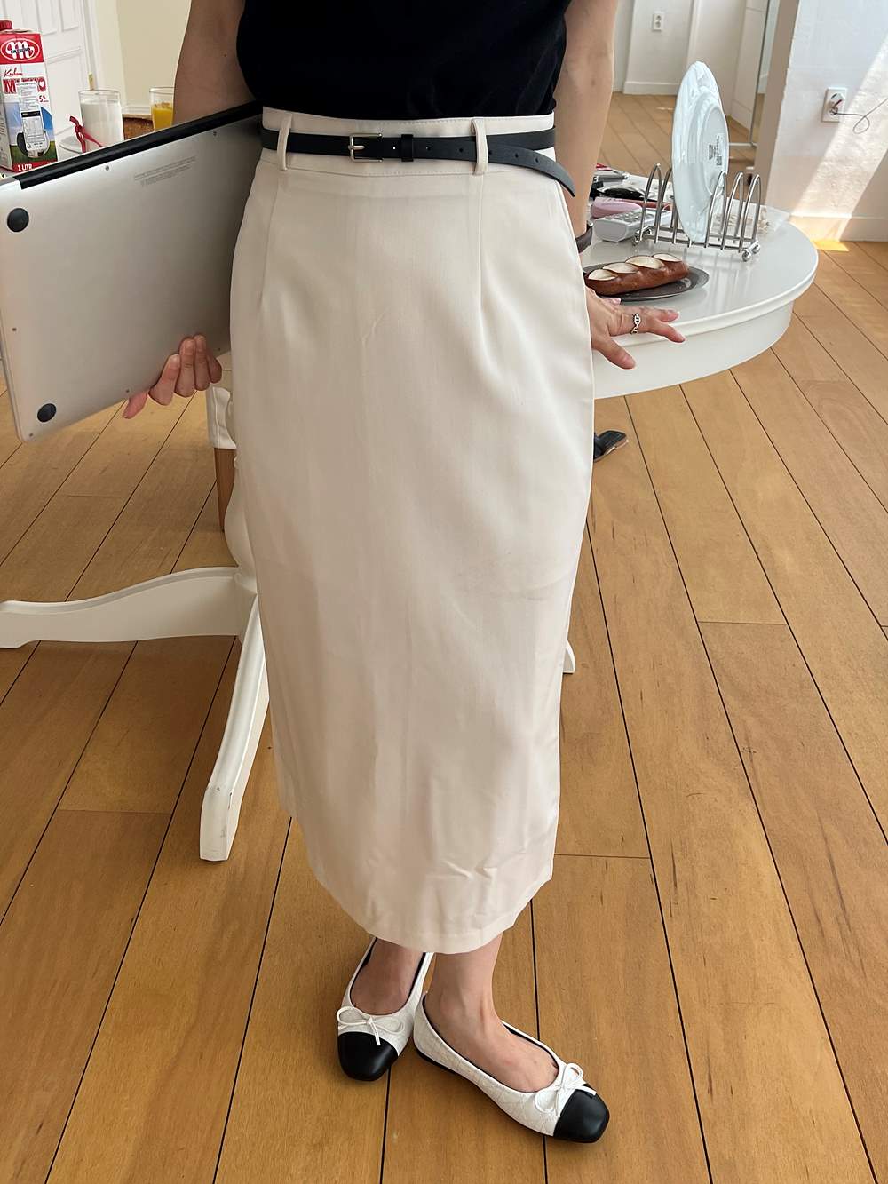 ベルト付ストレートスカート | 詳細画像17