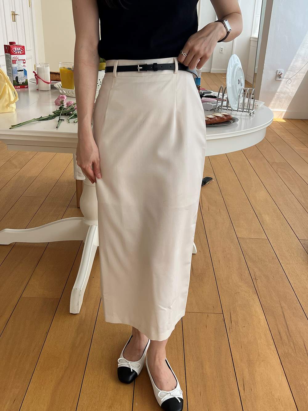 ベルト付ストレートスカート | 詳細画像18