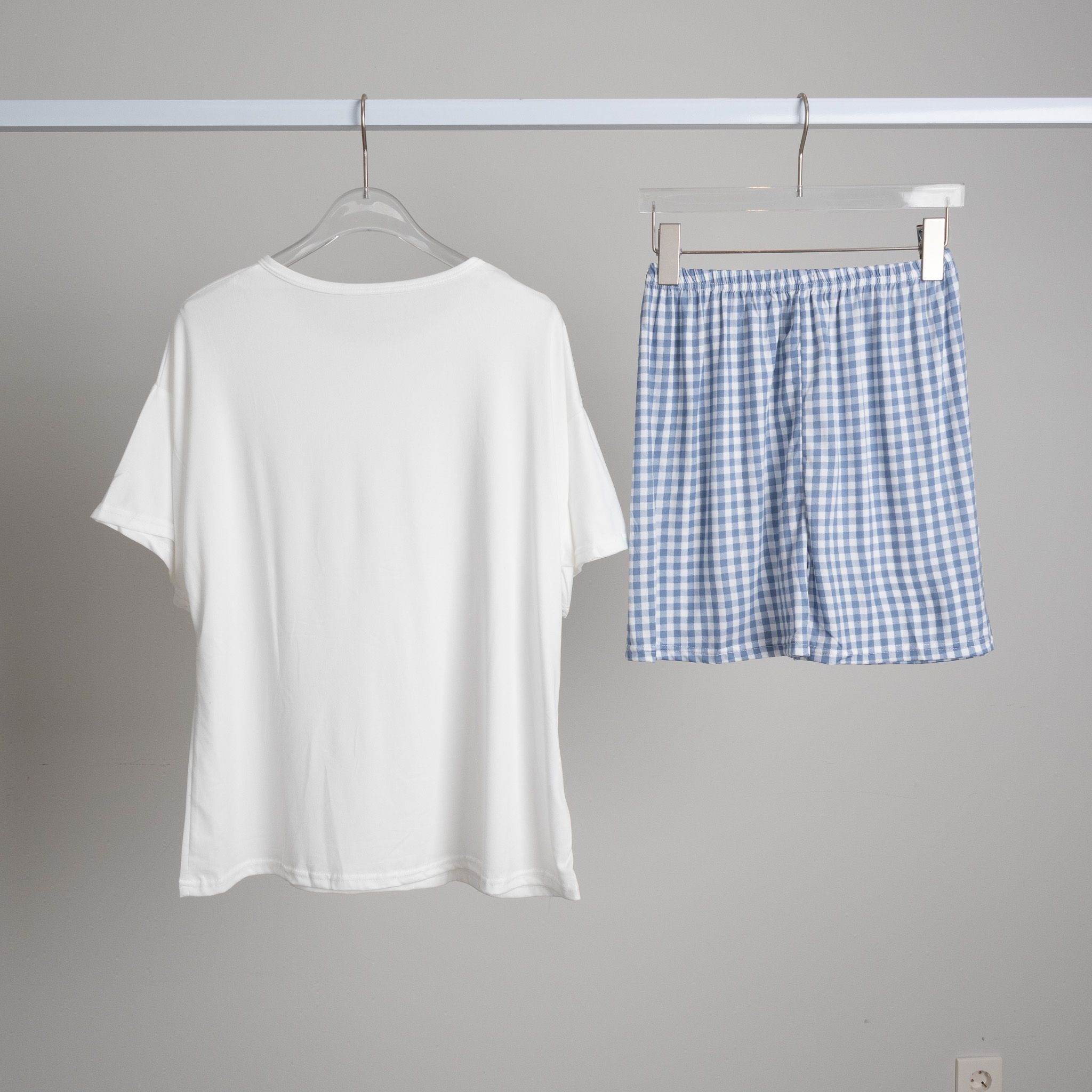 スマイル半袖Tシャツ&ギンガムチェックショートパンツSET | 詳細画像14