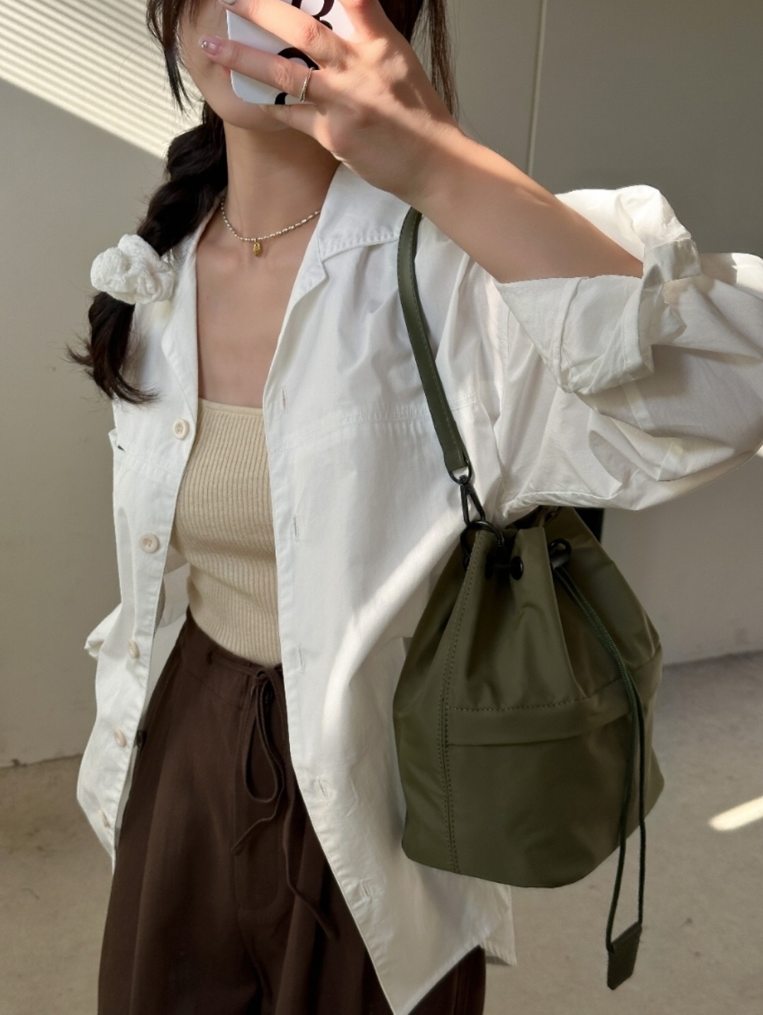 2WAYタグドローコードポケットバッグ | 詳細画像8