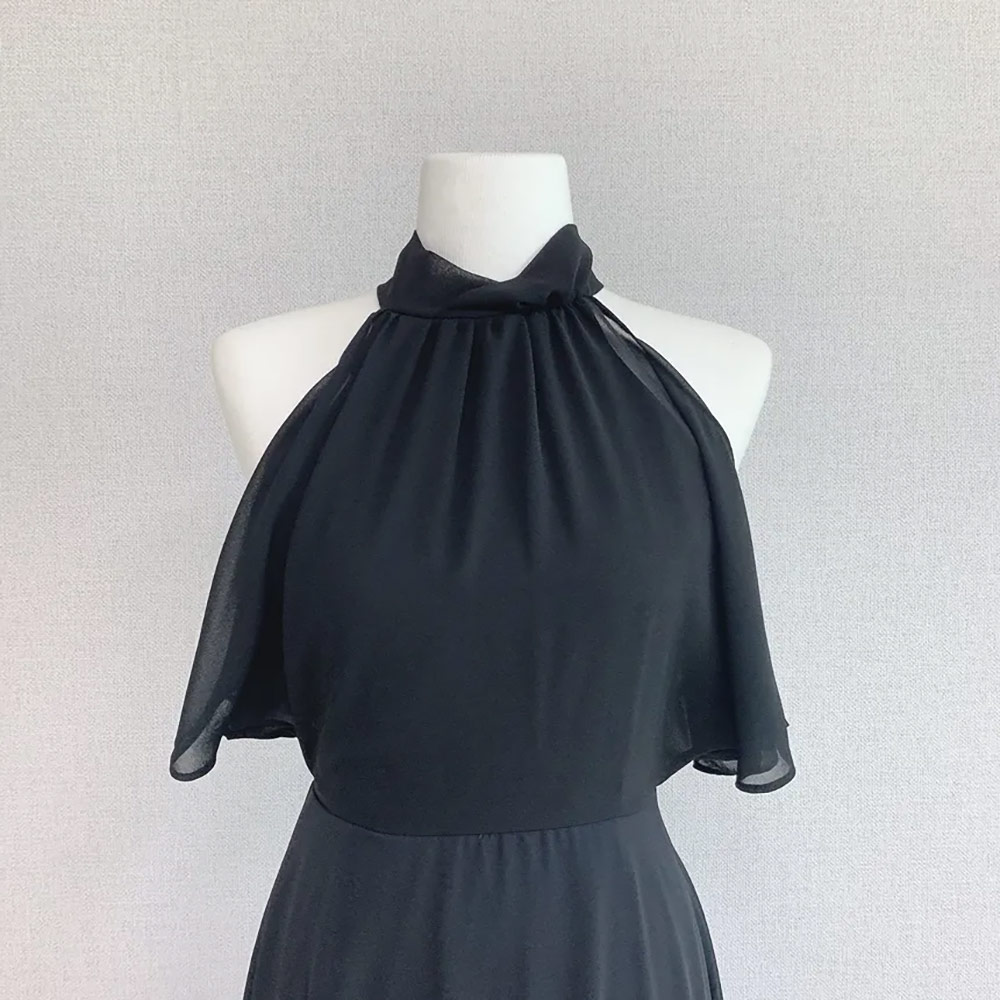 オープンショルダーホルターネックワンピース | レディース