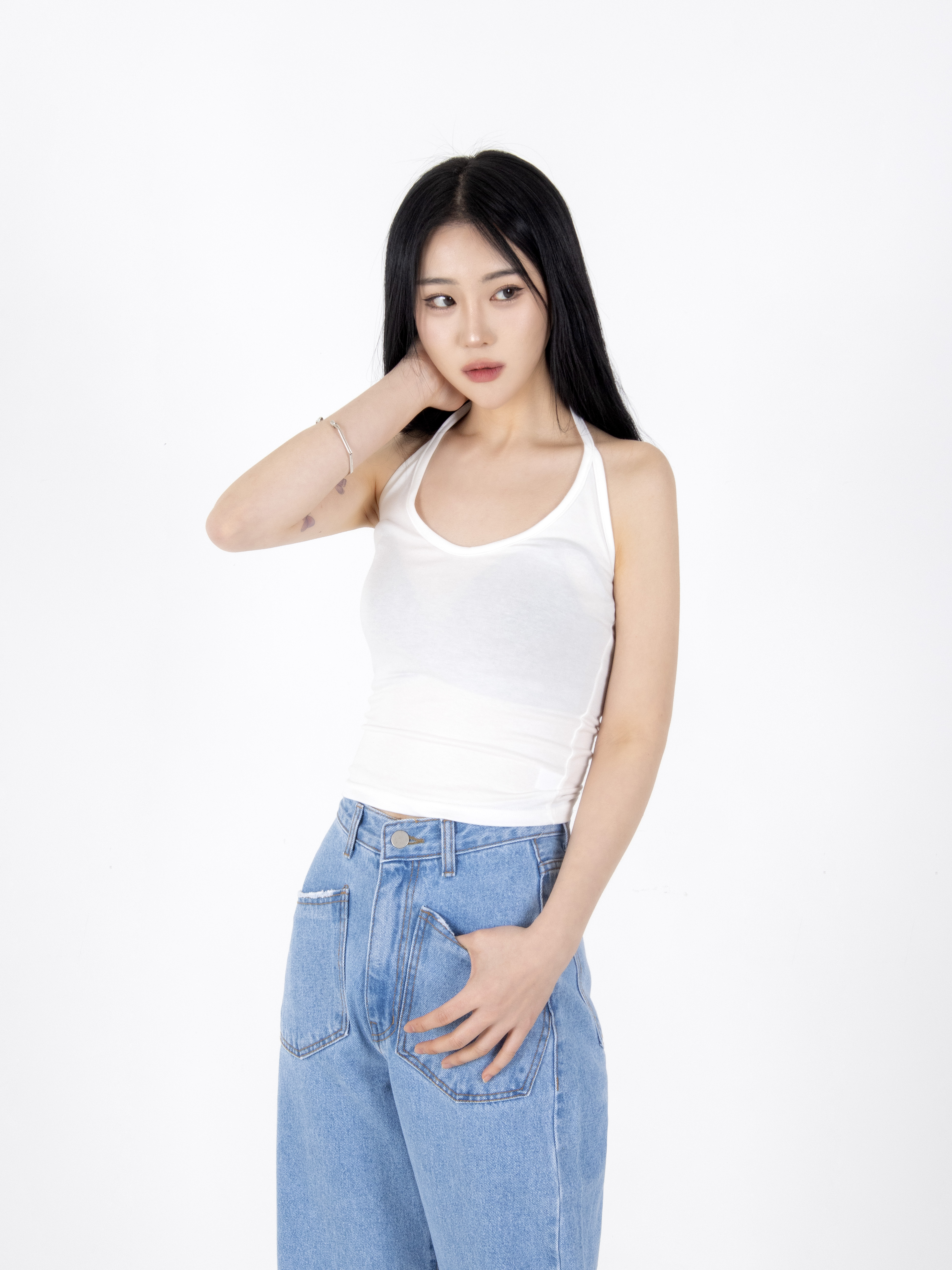 Uネックホルターリボンキャミソール | レディースファッション通販