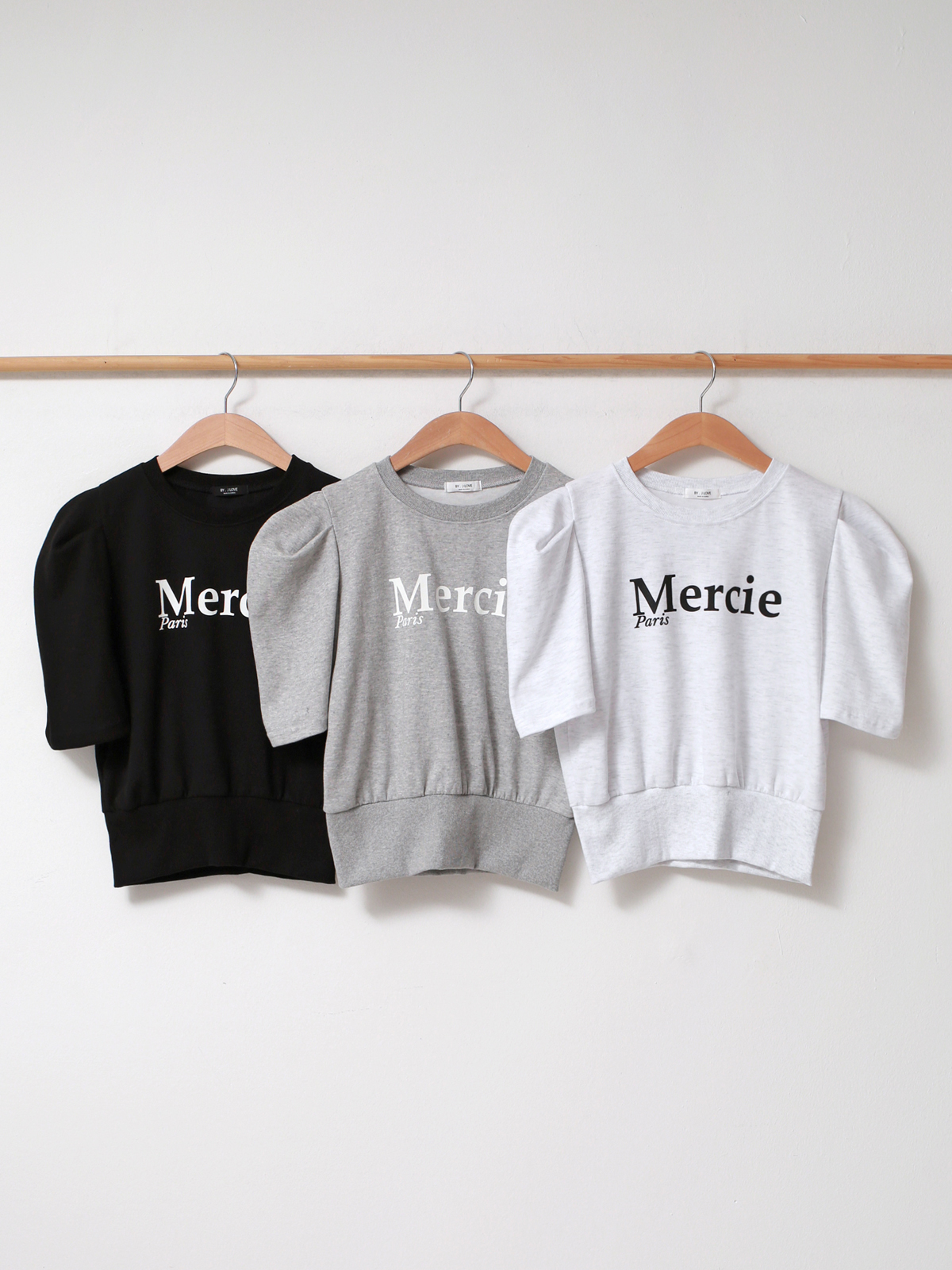 Mercieパフ半袖スウェット&フレアショートパンツSET | 詳細画像17