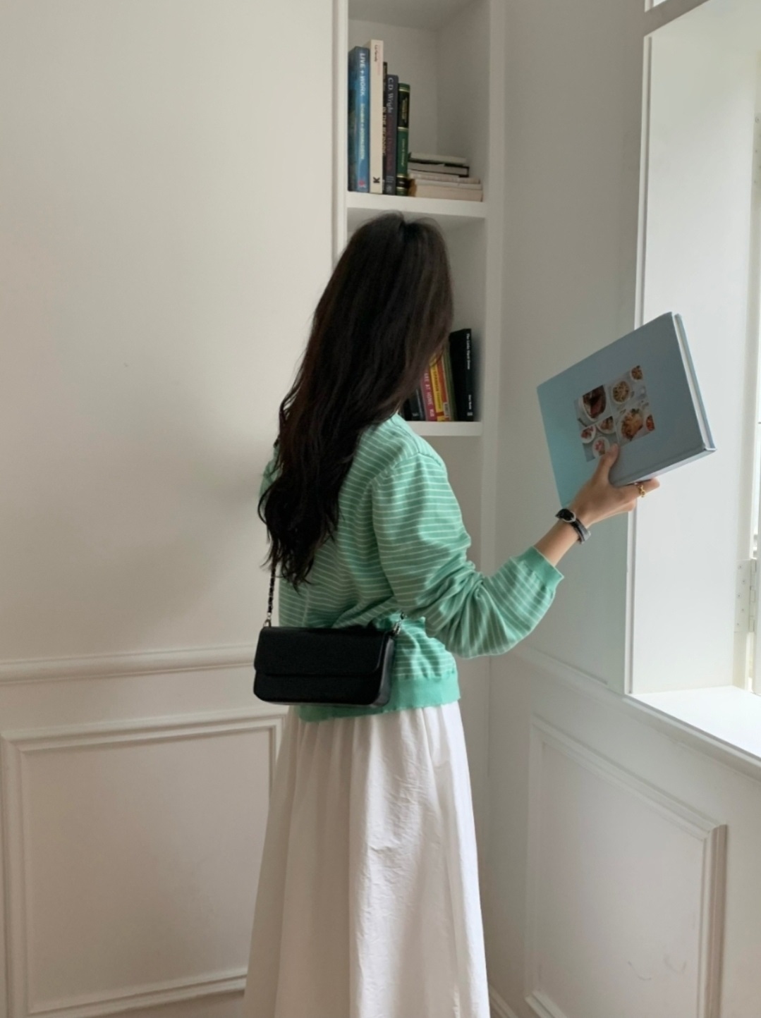 2WAYチェーンエナメル調フラップバッグ | 詳細画像5