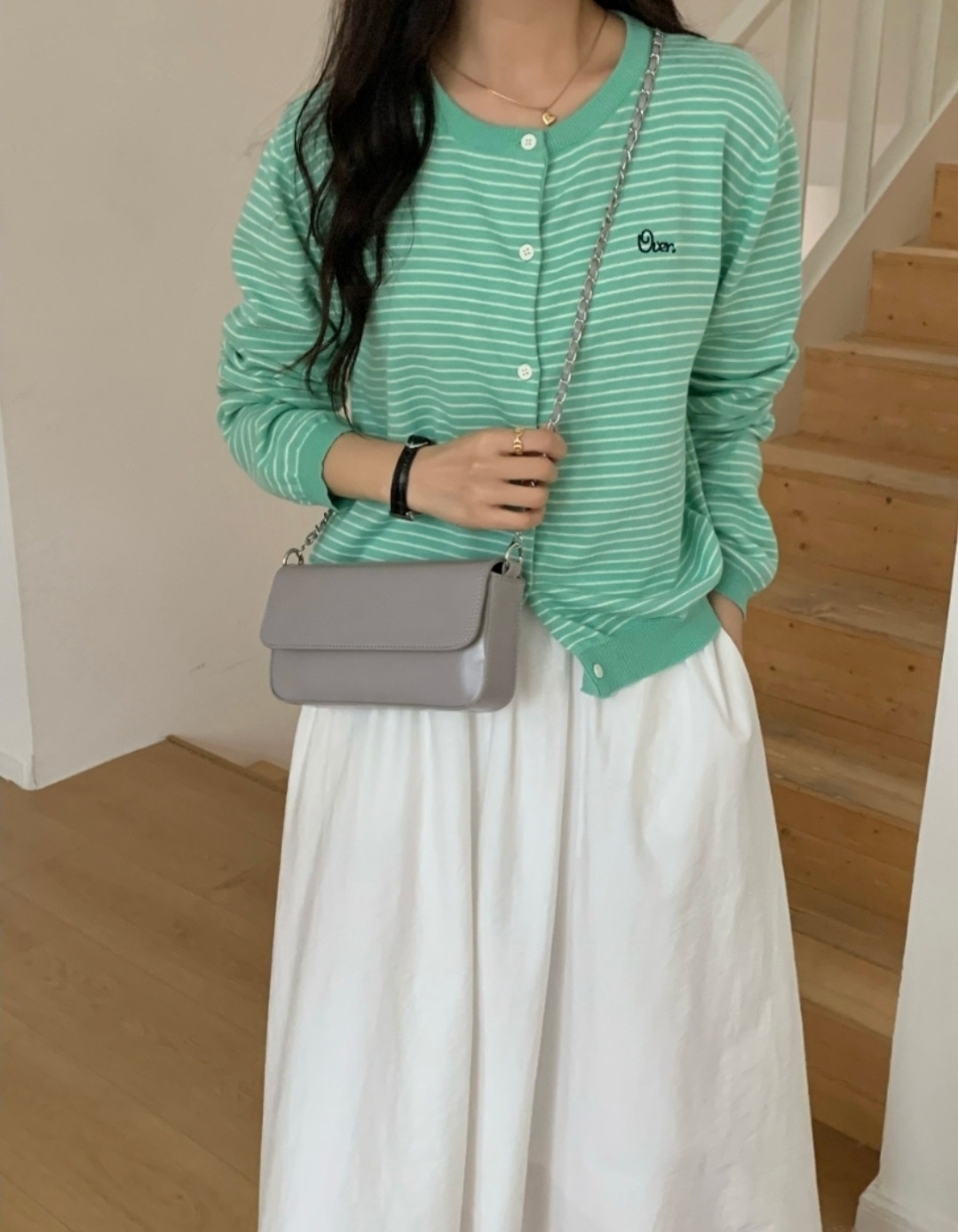 2WAYチェーンエナメル調フラップバッグ | 詳細画像8