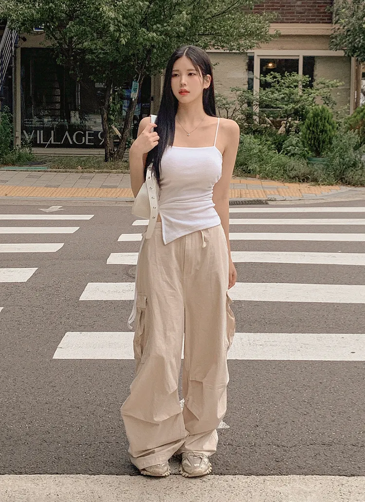 ドロストニータックカーゴワイドパンツ | highclassic | 詳細画像1