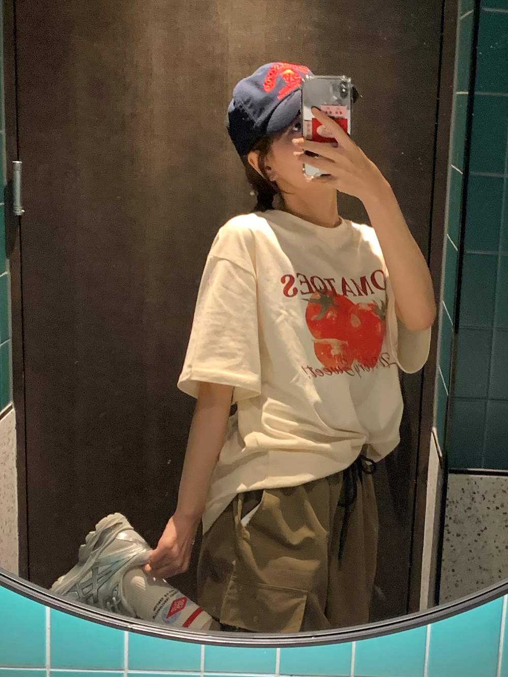 TOMATOESプリント半袖Tシャツ | 詳細画像3