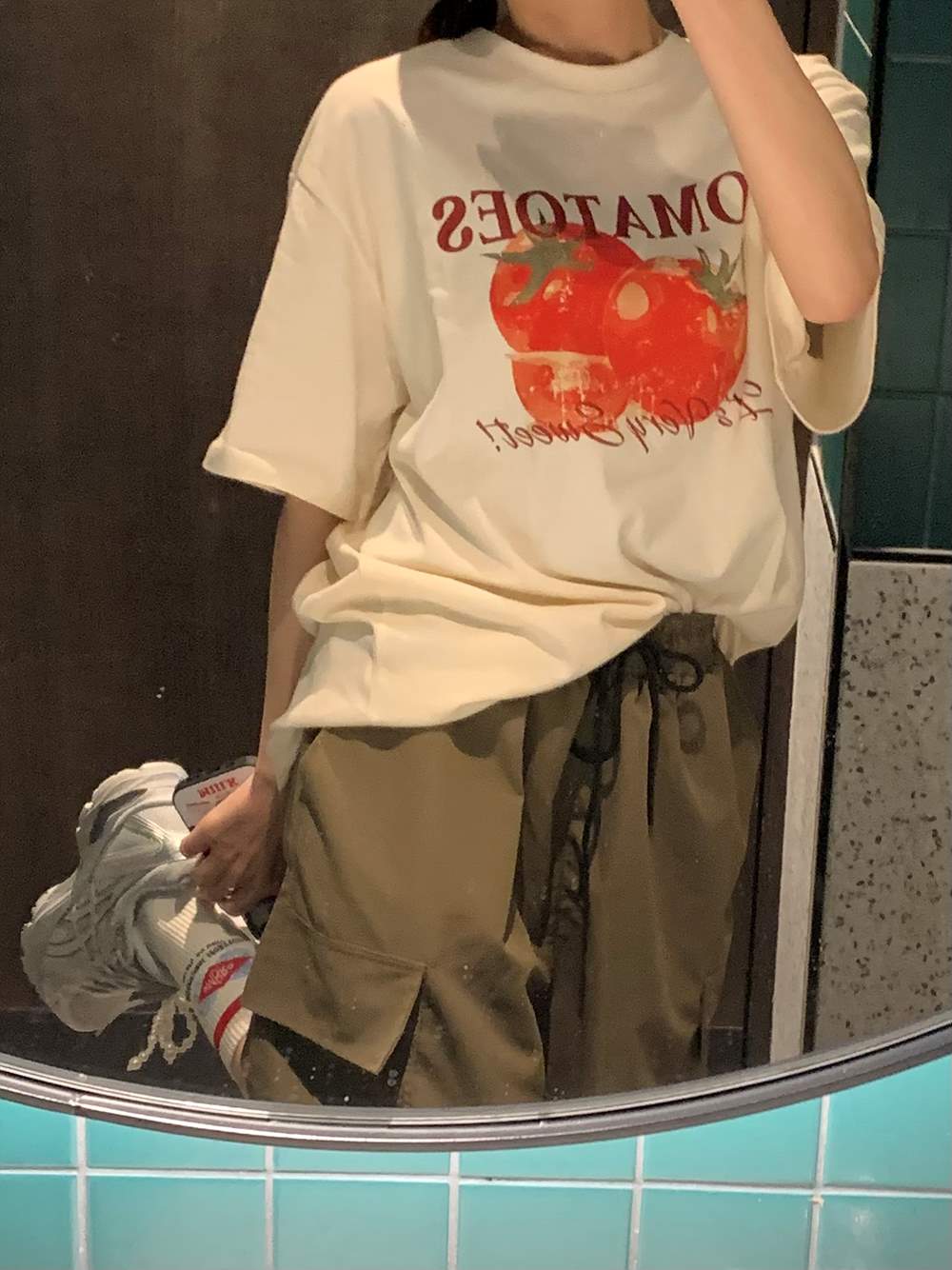 TOMATOESプリント半袖Tシャツ | 詳細画像5