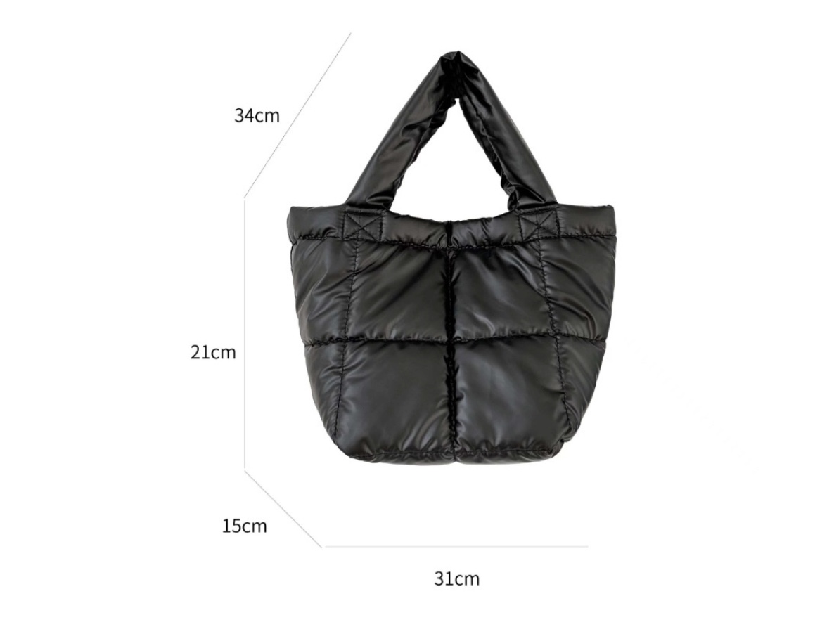 キルティング台形トートバッグ | 詳細画像16