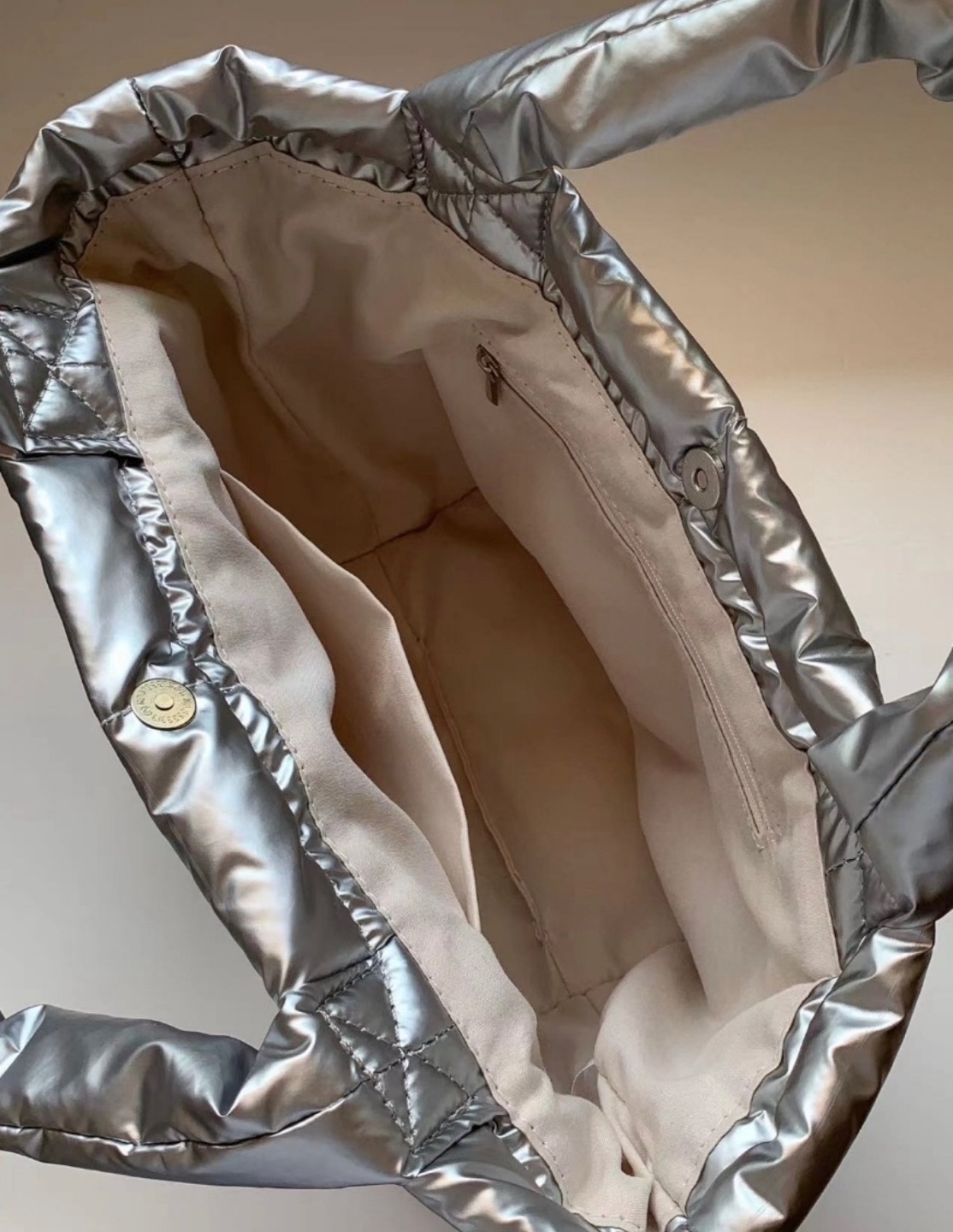 キルティング台形トートバッグ | 詳細画像12