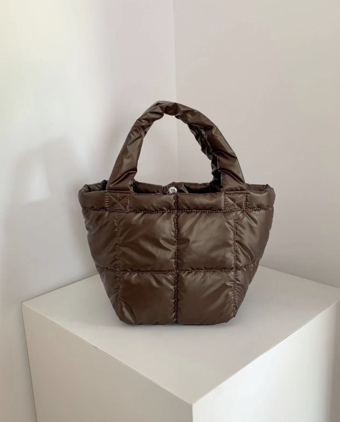 キルティング台形トートバッグ | 詳細画像10