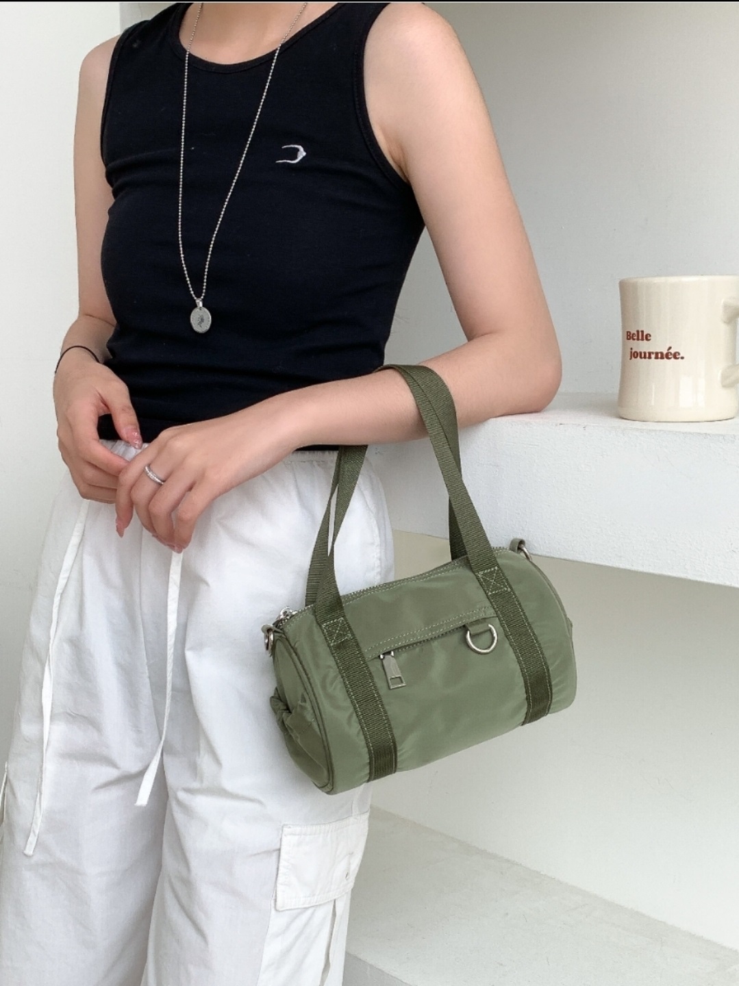 2WAYリングジップポケットシリンダーバッグ | 詳細画像8