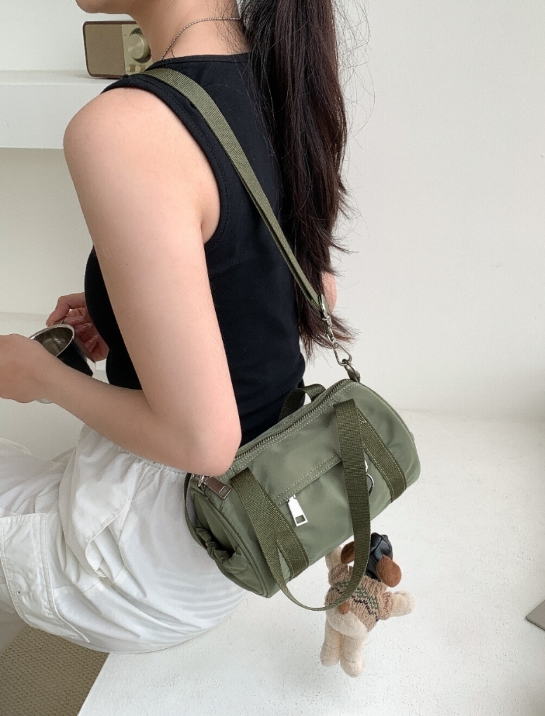 2WAYリングジップポケットシリンダーバッグ | 詳細画像9