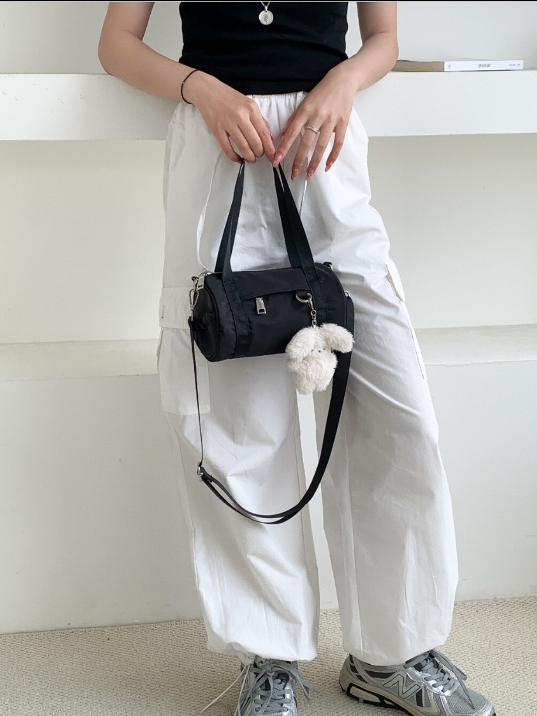 2WAYリングジップポケットシリンダーバッグ | 詳細画像13