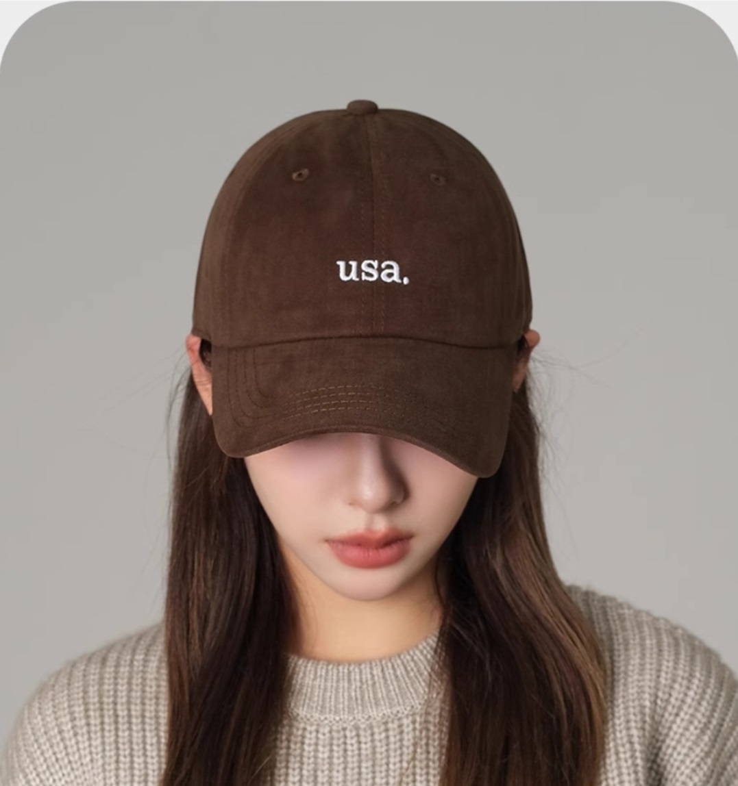 usa.刺繍ロゴコットンキャップ | 詳細画像2