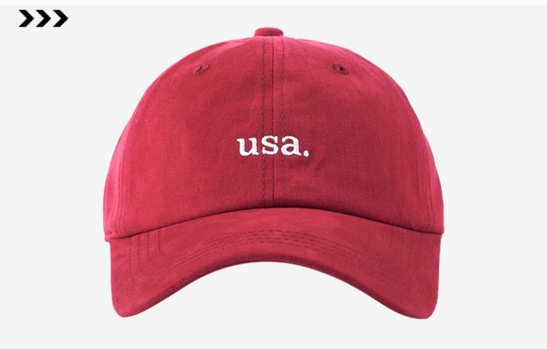 usa.刺繍ロゴコットンキャップ | 詳細画像10