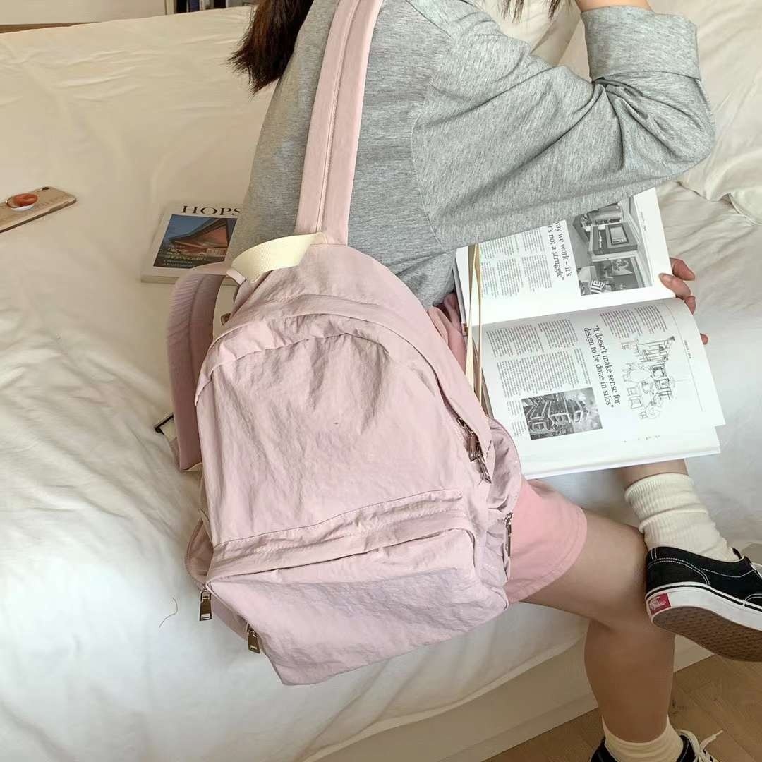 ジップポケットナイロンバックパック | 詳細画像6