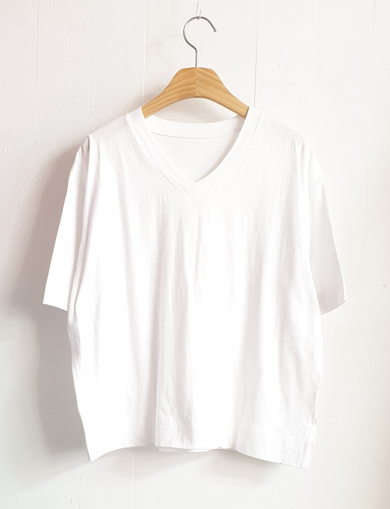 Vネックスリットルーズ半袖Tシャツ | 詳細画像3