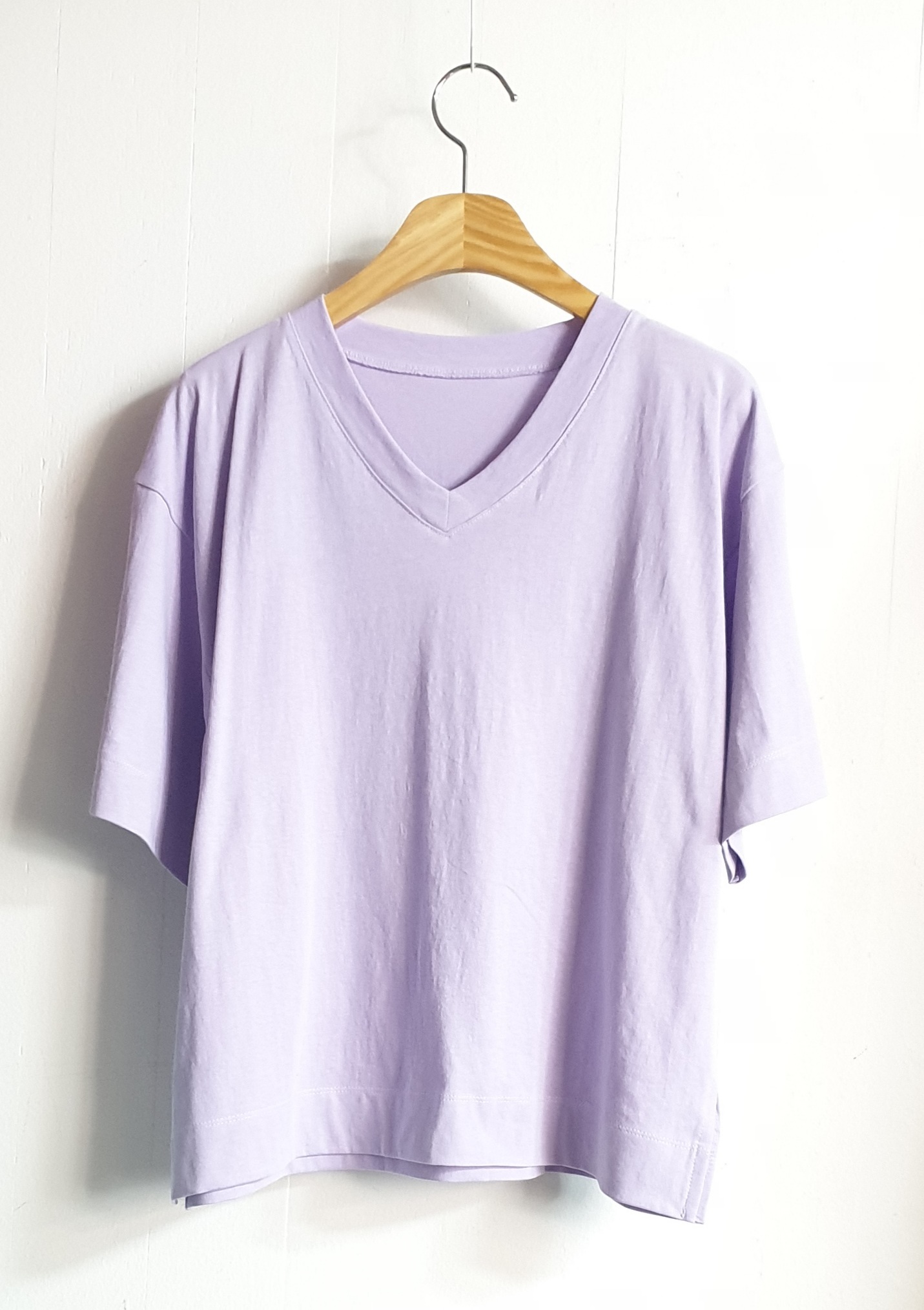 Vネックスリットルーズ半袖Tシャツ | 詳細画像5