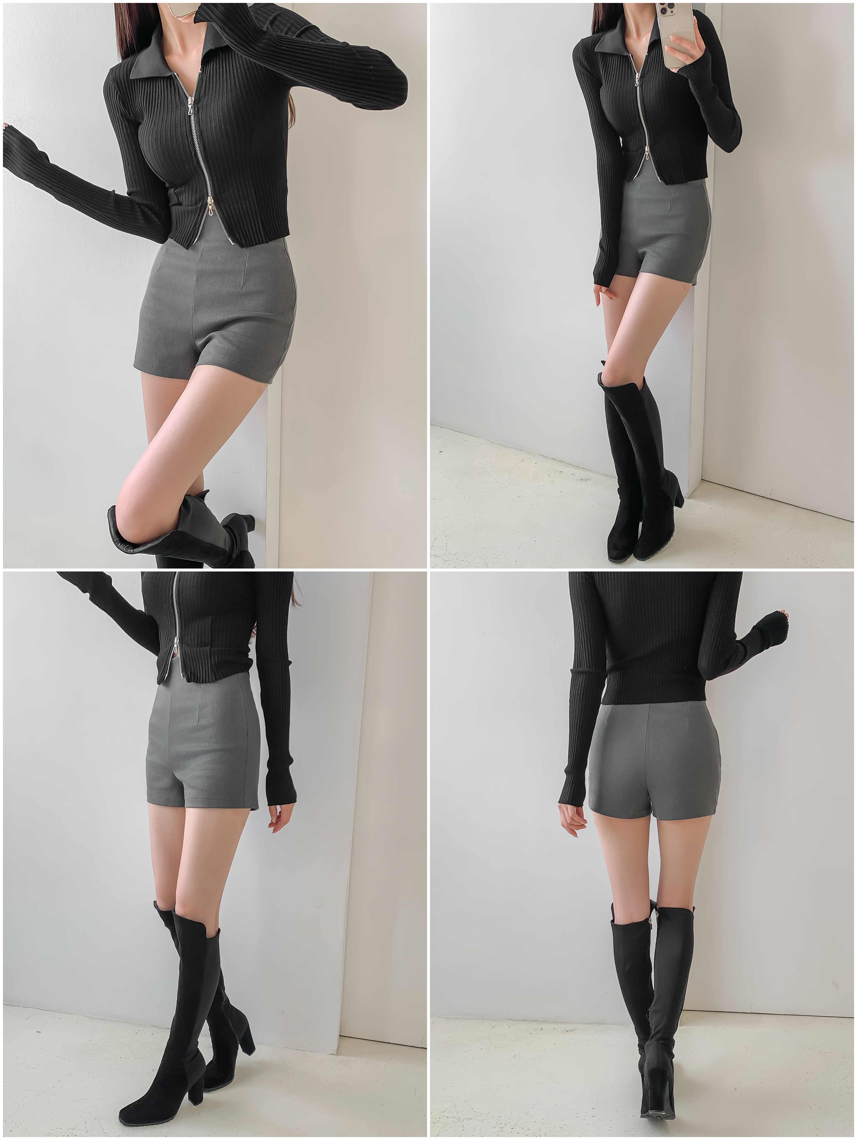 ダーツハイウエストショートパンツ | 詳細画像19