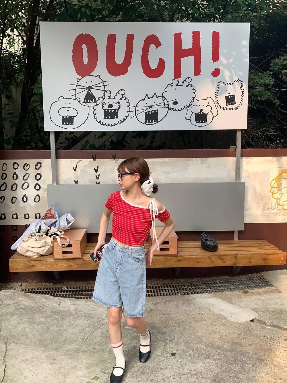 ハーフデニムパンツ | 詳細画像9