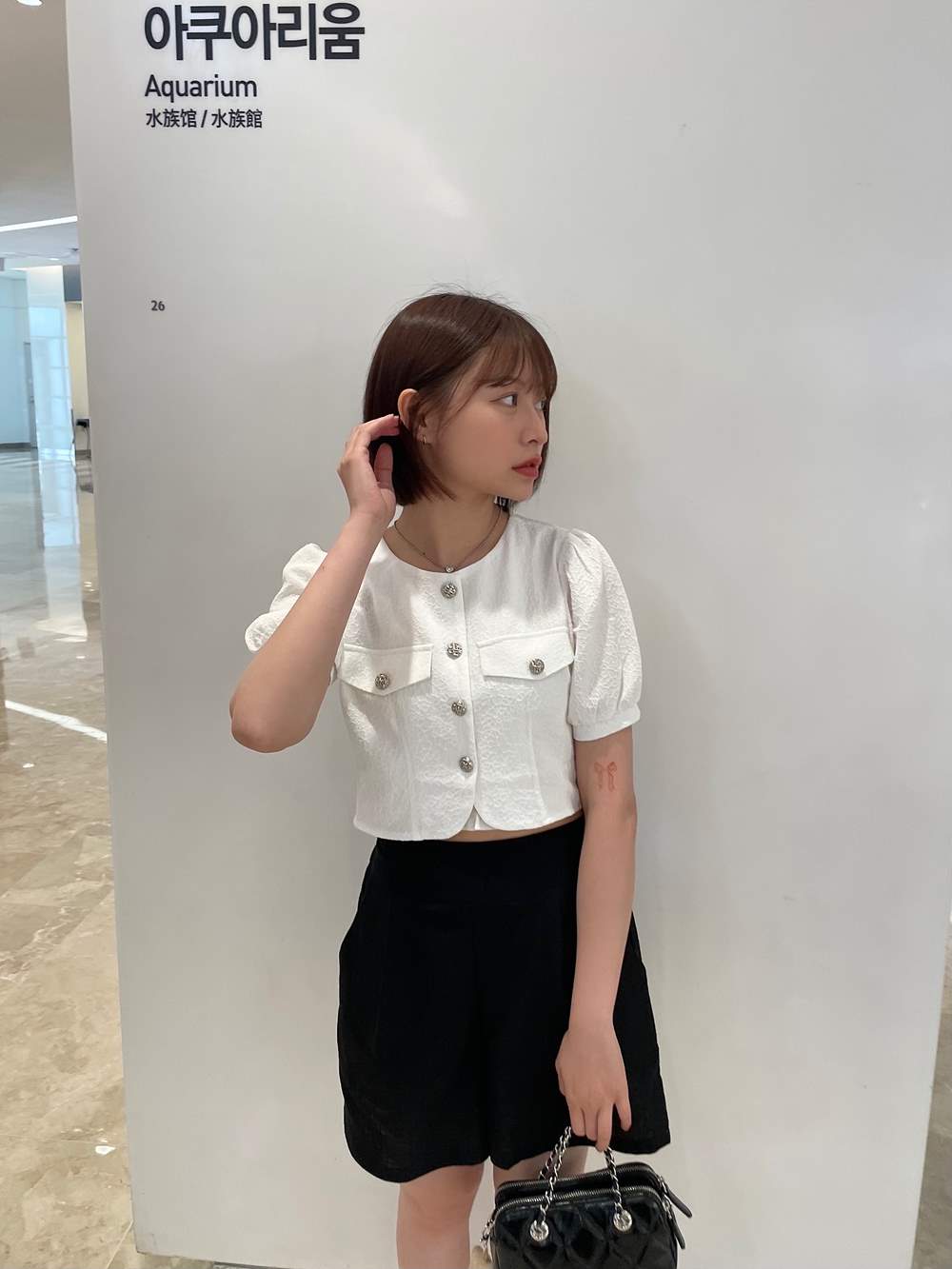 リネン混3分丈キュロットパンツ | 詳細画像4