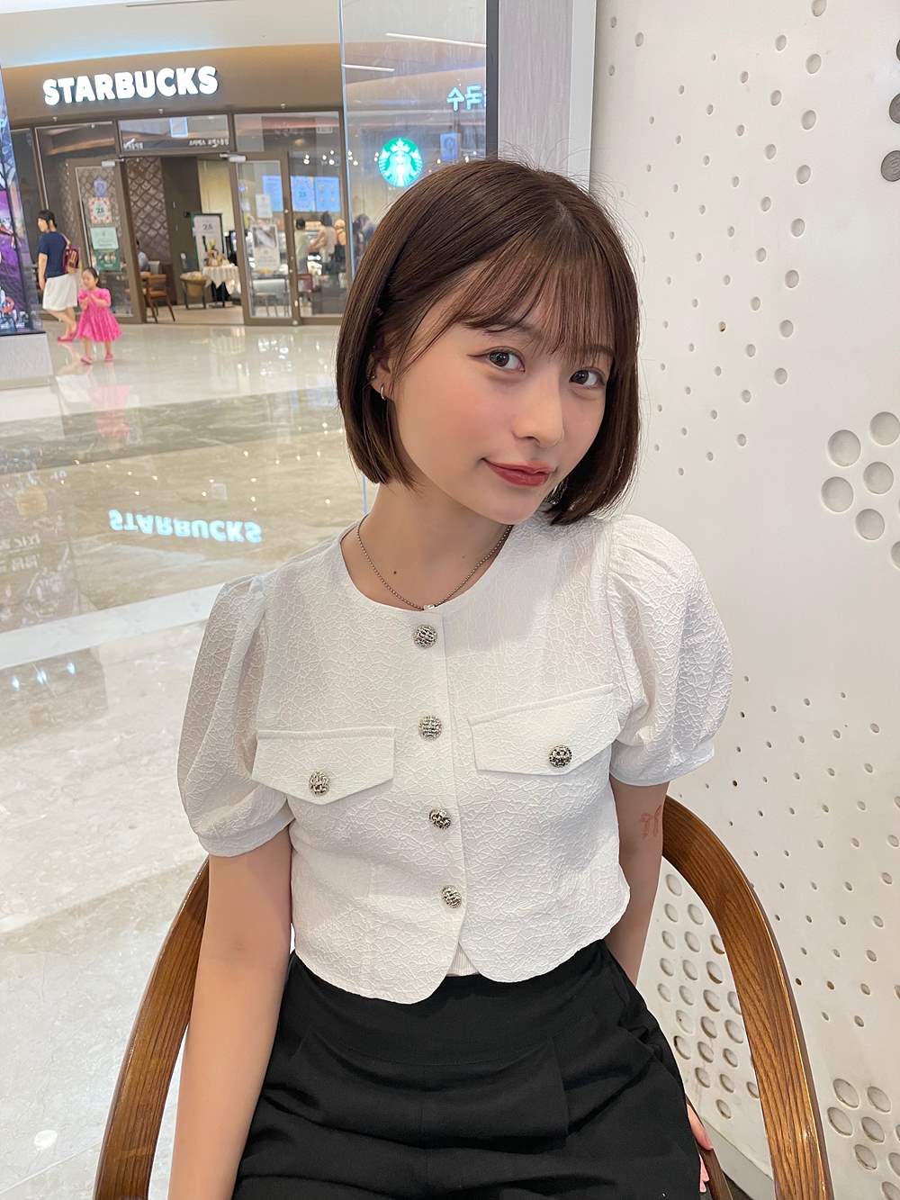 リネン混3分丈キュロットパンツ | 詳細画像7