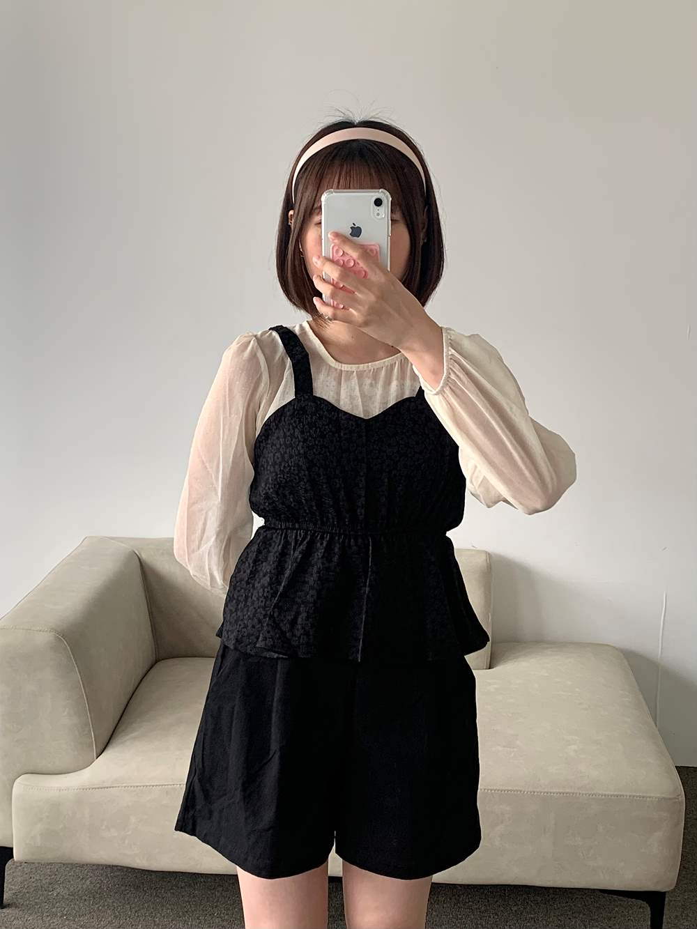 リネン混3分丈キュロットパンツ | 詳細画像9