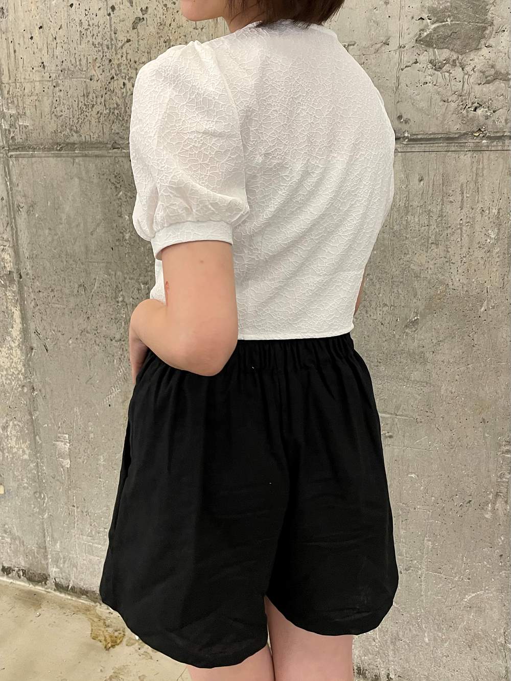 リネン混3分丈キュロットパンツ | 詳細画像11